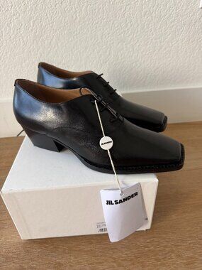 [never worn] Jill Sander Becky 40MM Lace-Up High-Heel Oxfords
